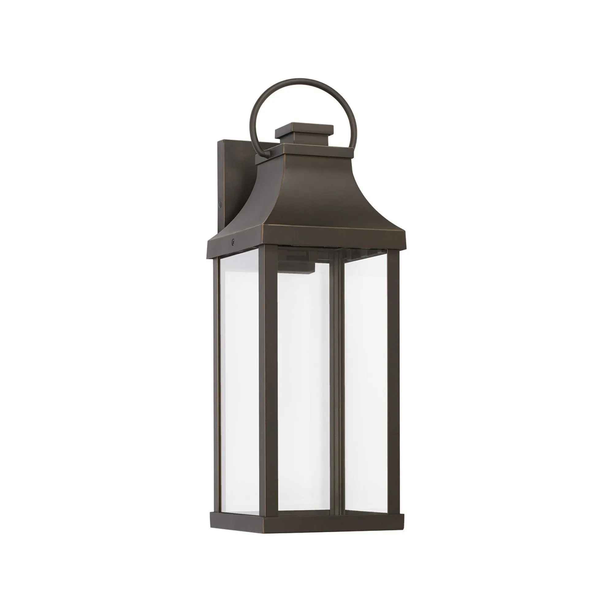 Bradford Night Sky Coastal Outdoor Wall Lantern - 20.75" Oiled Bronze