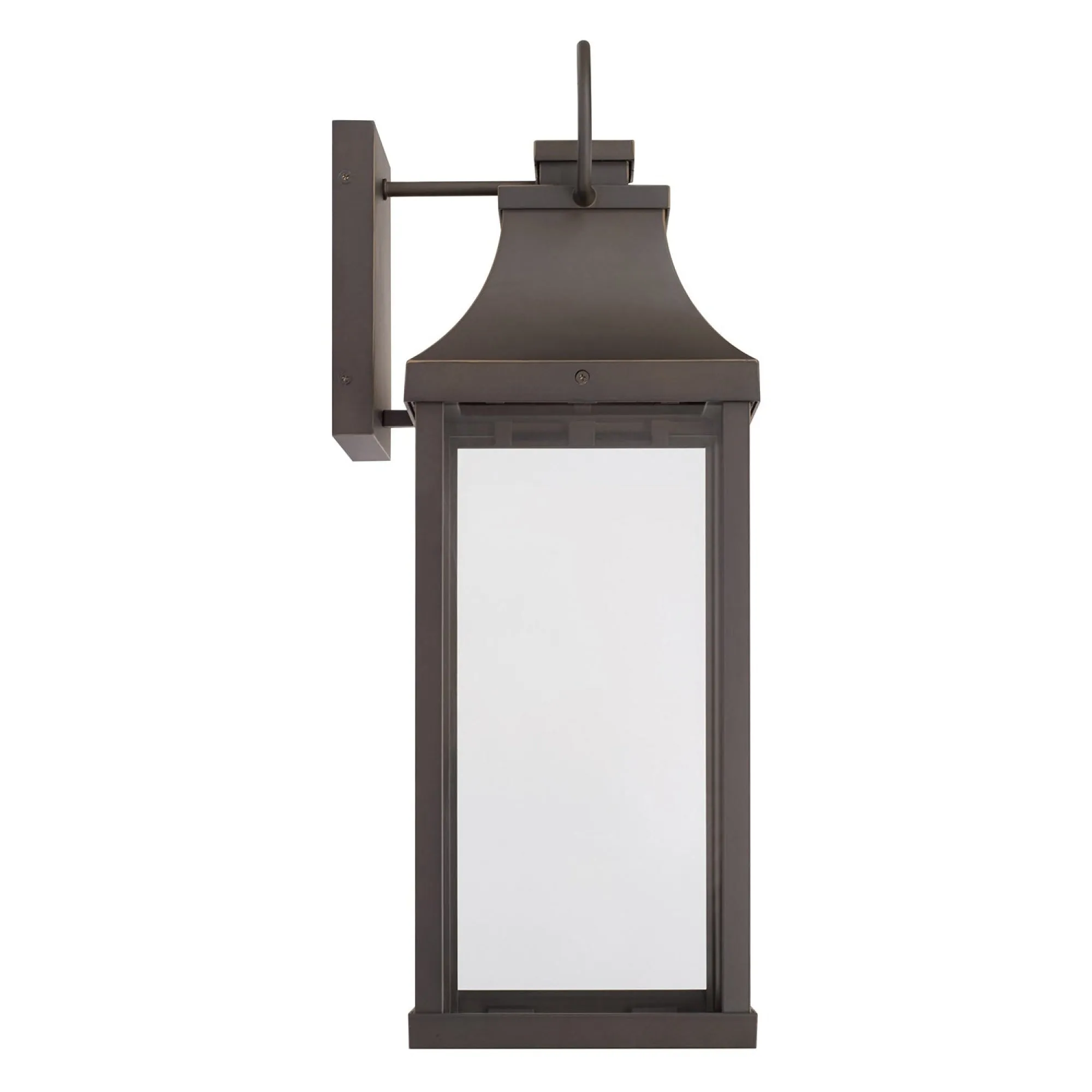 Bradford Night Sky Coastal Outdoor Wall Lantern - 24" Oiled Bronze