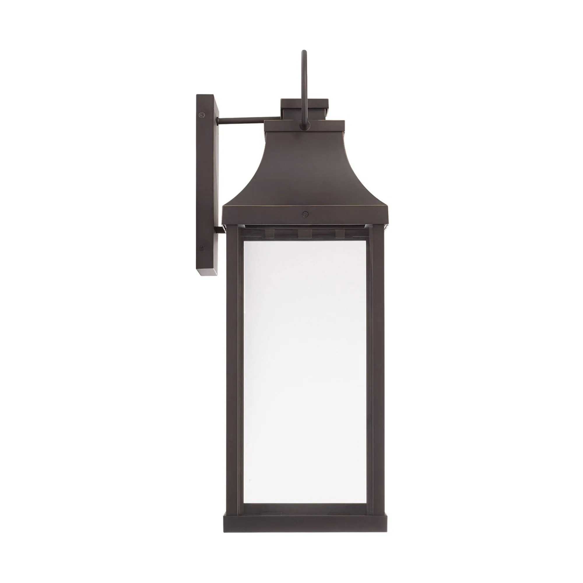 Bradford Night Sky Coastal Outdoor Wall Lantern - 27" Oiled Bronze