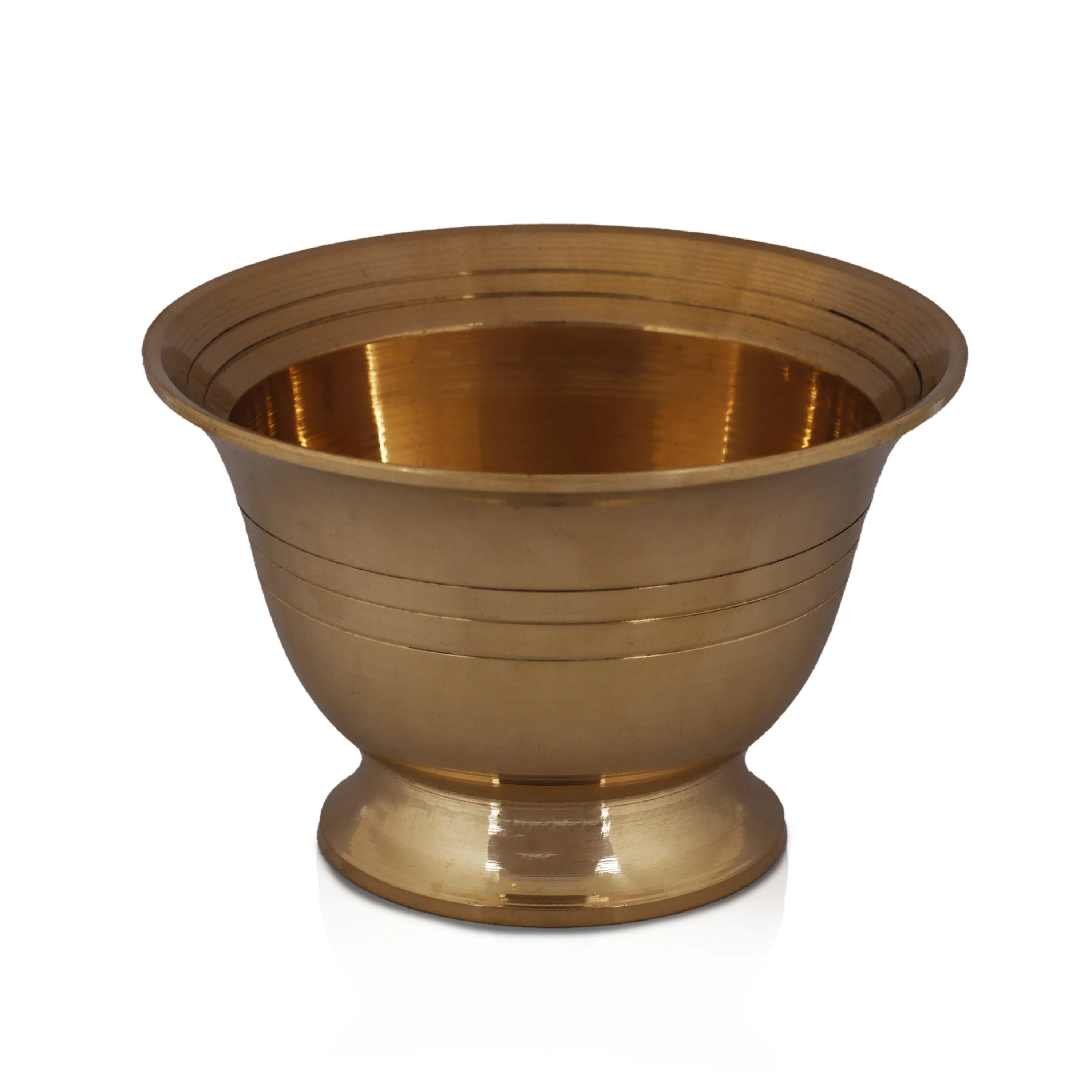 Brass Cup - 2 x 3 Inches | Brass Bowl/ Brass Vessel/ Small Brass Bowl for Pooja