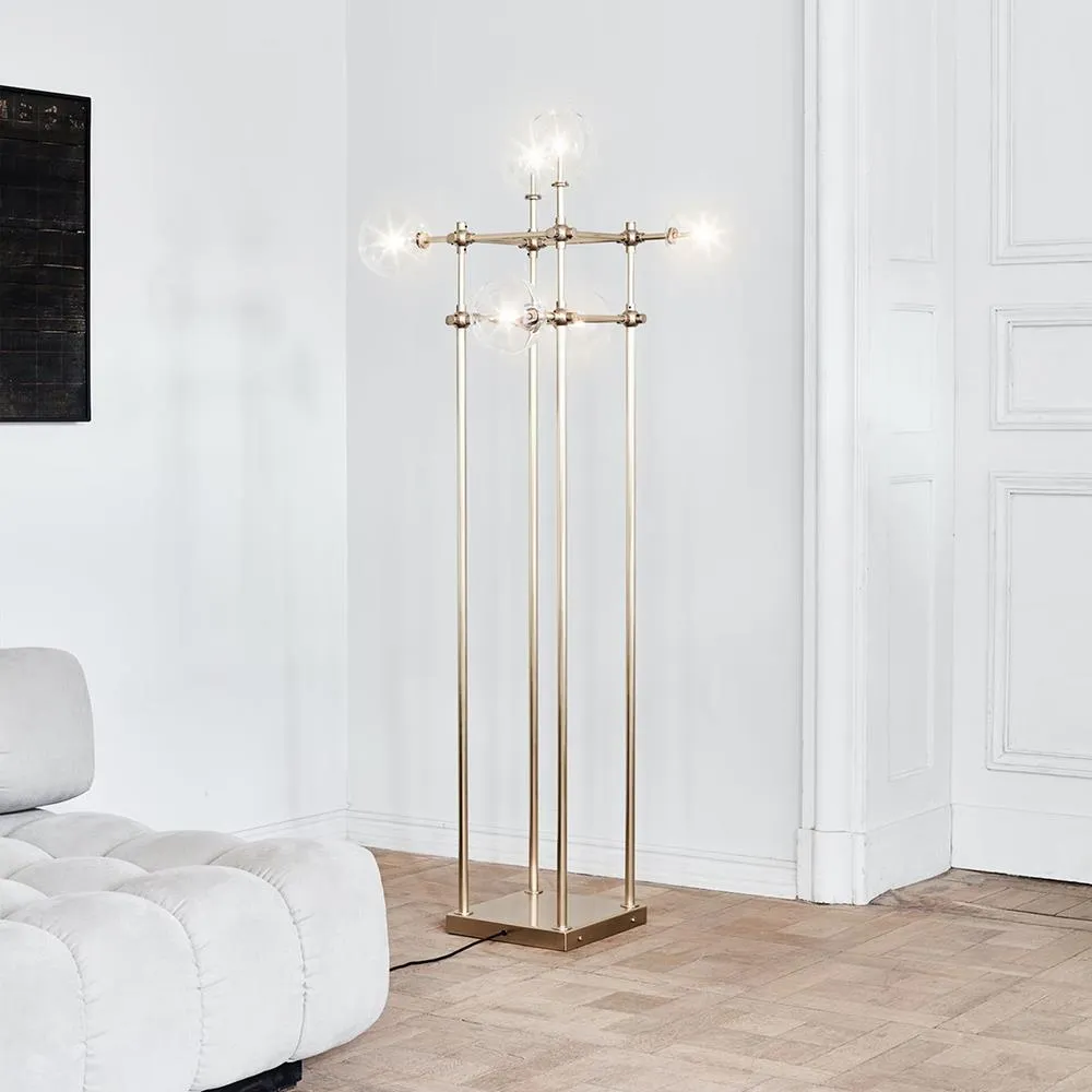 Brass Soap Floor Lamp