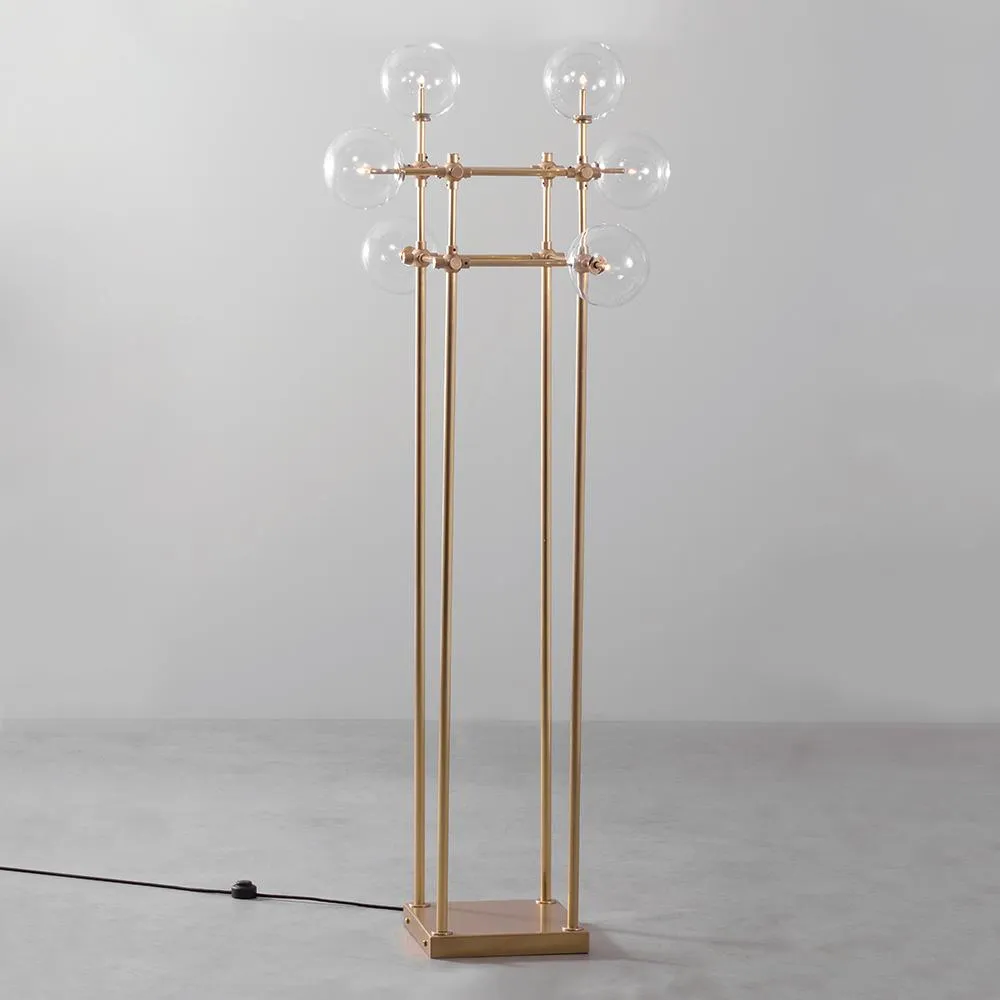 Brass Soap Floor Lamp