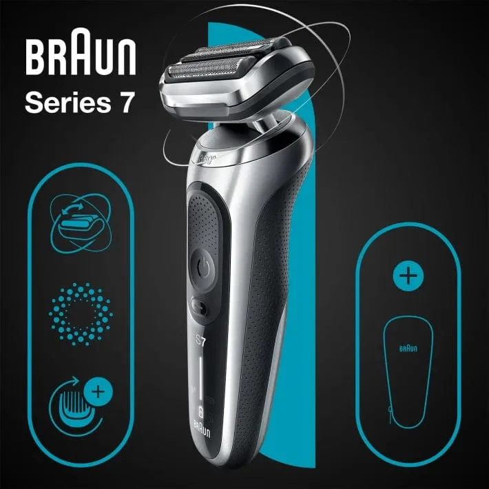 BRAUN - Series 7 71-S1000s Wet & Dry Shaver With Travel Case