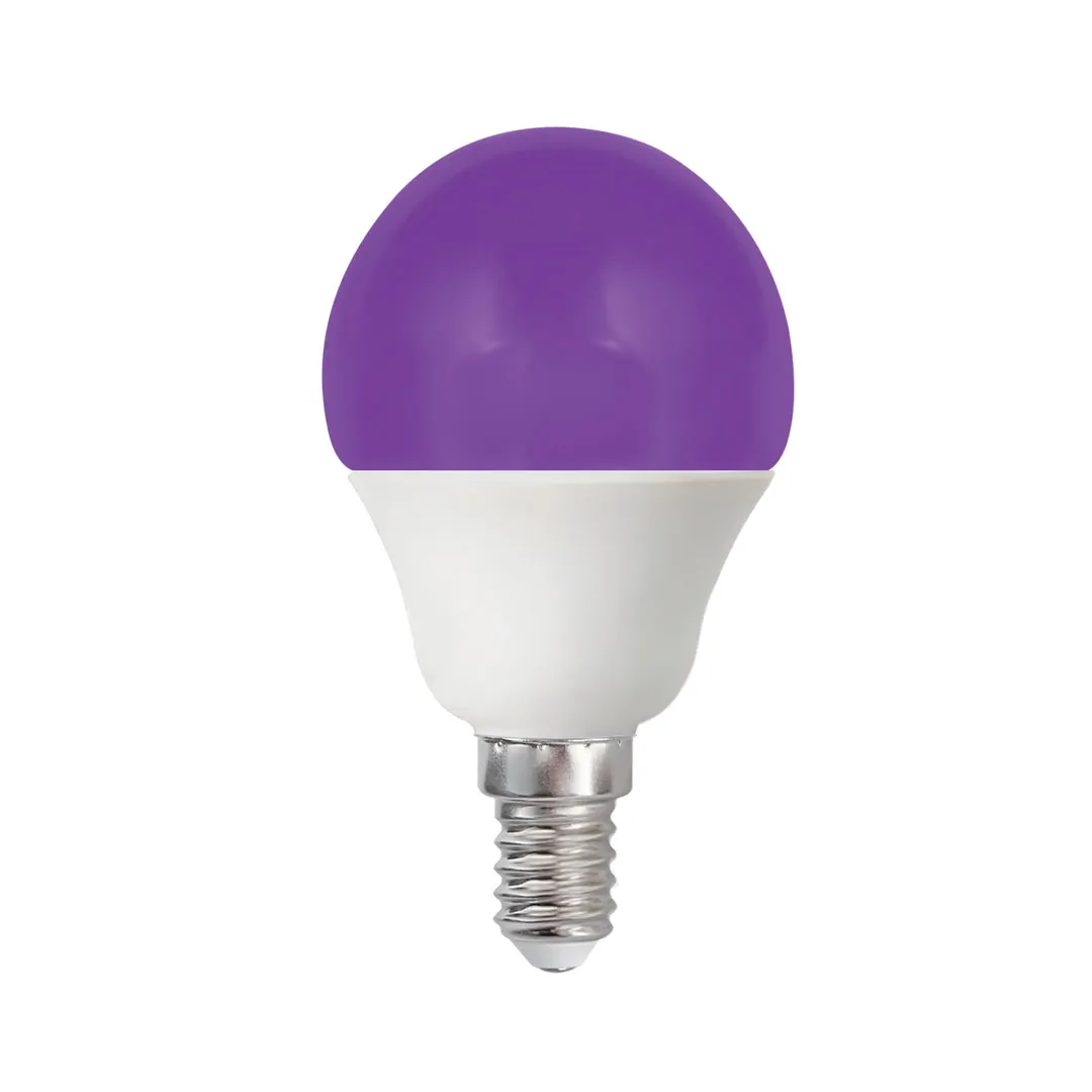 Bulb LED 2 Watts Purple E14 (Small Screw)