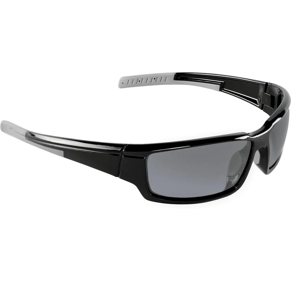 Bullhead Maki Ballistic Rated Safety Glasses, Sport Design with Rubber Nose Piece