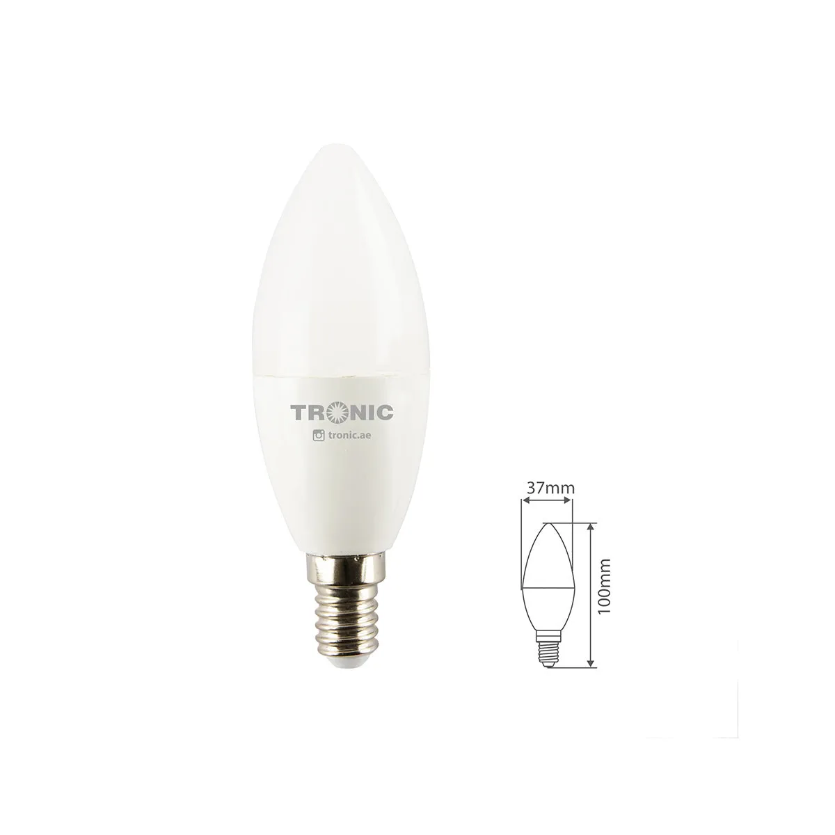 Candle LED 7 Watts Day Light E14 (Small Screw) Bulb