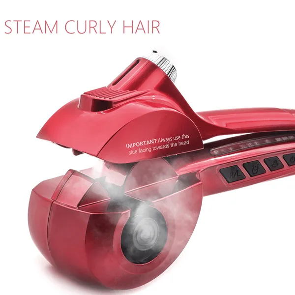 Ceramic Automatic Hair Curler with Steam