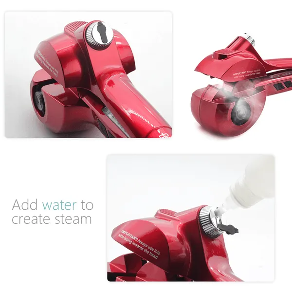 Ceramic Automatic Hair Curler with Steam