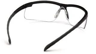 Clear H2MAX Anti-Fog Lens with Black Frame Safety Glasses - Case of 12