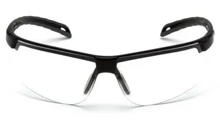 Clear H2MAX Anti-Fog Lens with Black Frame Safety Glasses - Case of 12