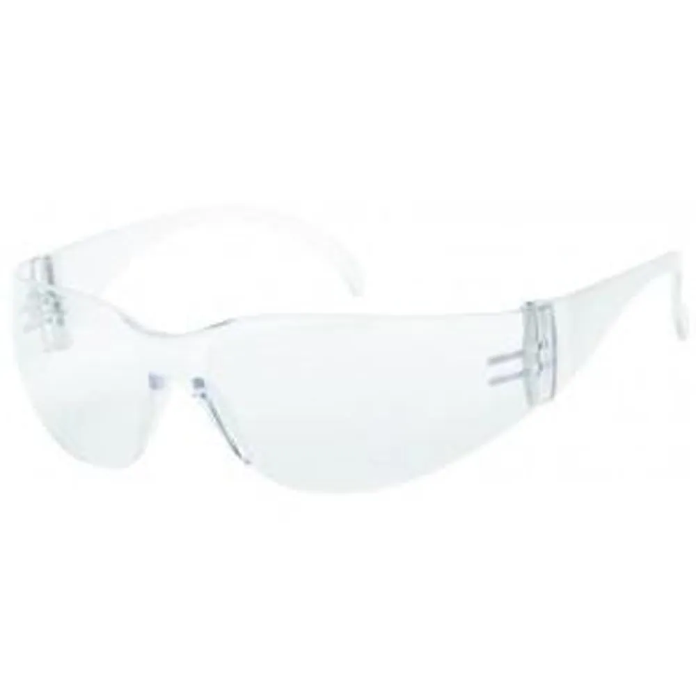 Clear Lens - Wrap-Around Style Safety Glasses