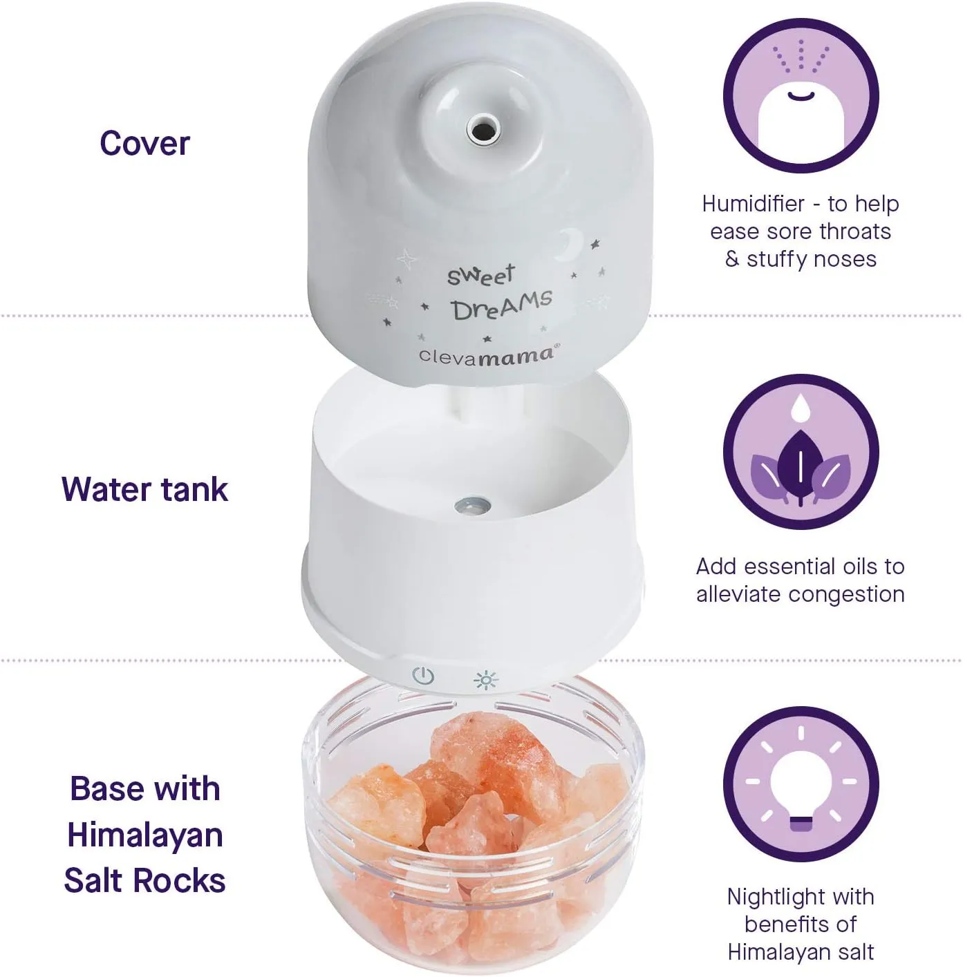 ClevaMama ClevaPure Salt Lamp