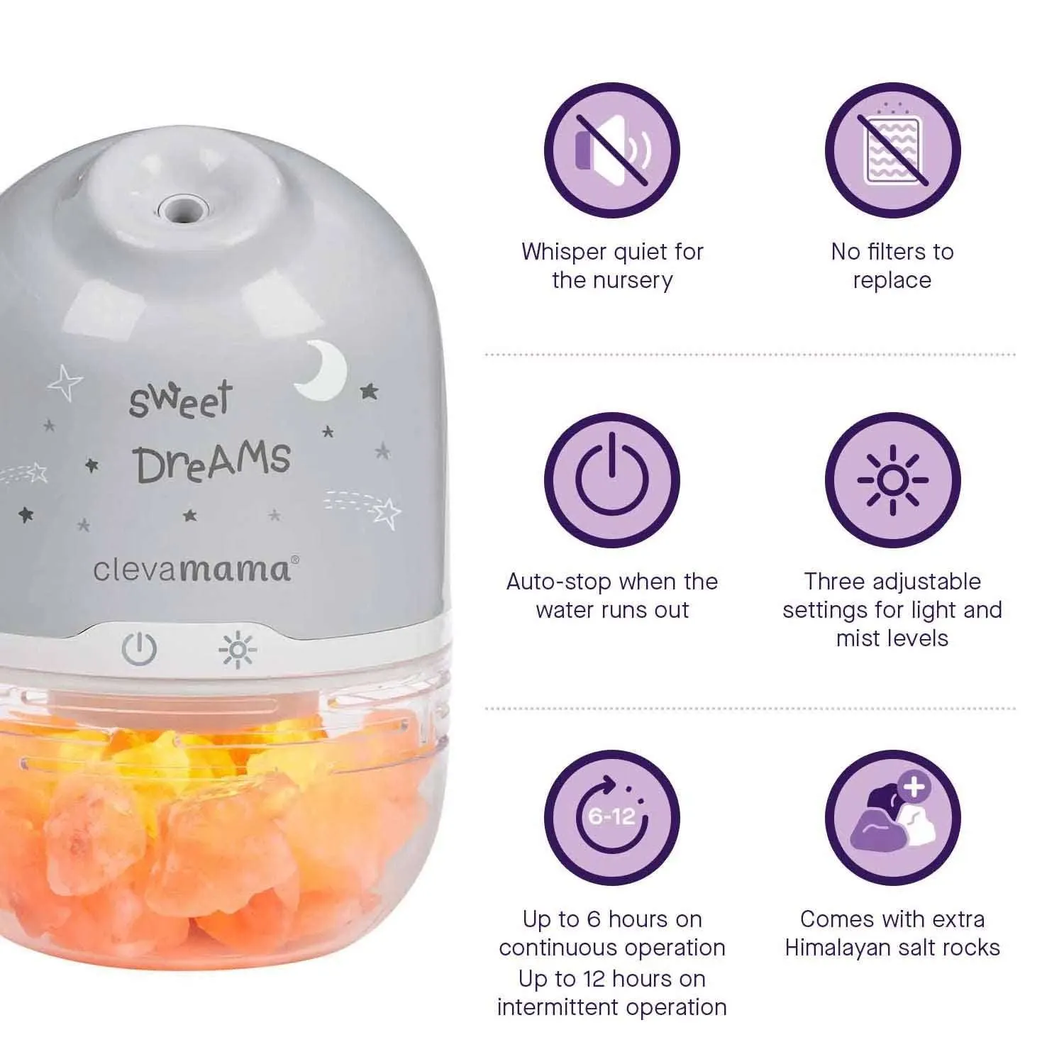 ClevaMama ClevaPure Salt Lamp