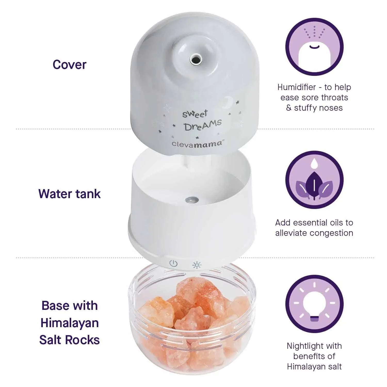 ClevaMama ClevaPure Salt Lamp