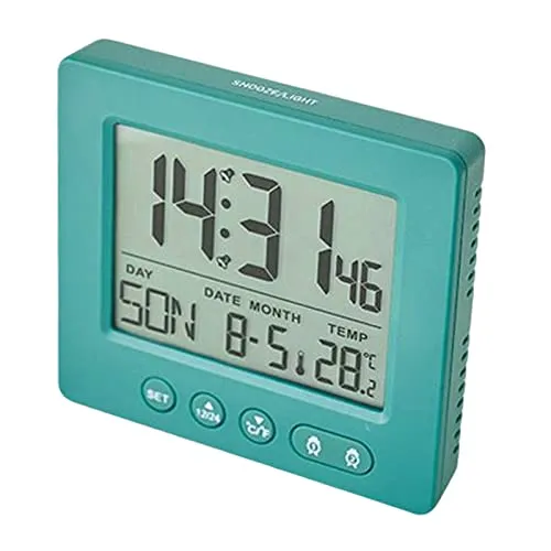 CLUB BOLLYWOOD Digital Clock LCD Time Week Date Temperature Display for Living Room Home Green|Home & Garden | Home Dcor | Clocks |1 Clock