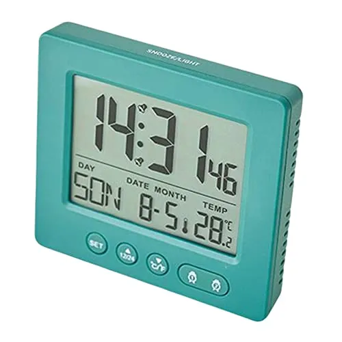 CLUB BOLLYWOOD Digital Clock LCD Time Week Date Temperature Display for Living Room Home Green|Home & Garden | Home Dcor | Clocks |1 Clock