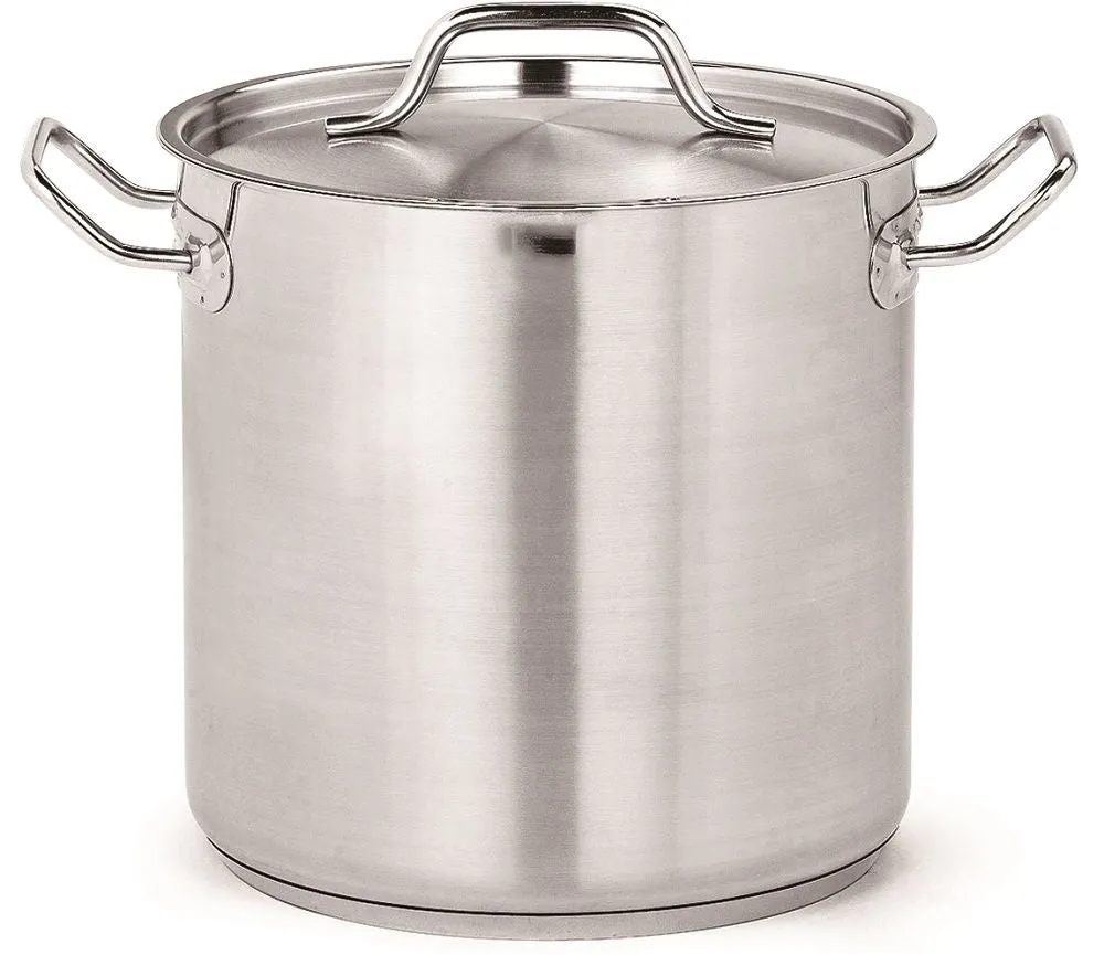 Combisteel Stainless Steel Deep Stock Pot With Lid 6.3 Litre - 7501.0005