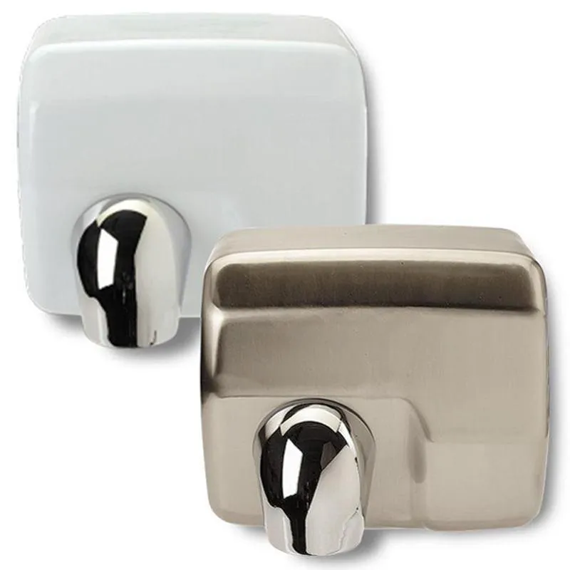 Commercial Hand Dryers in White or Brushed Chrome