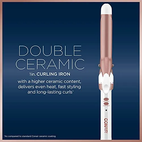 Conair Double Ceramic 1-Inch Curling Iron