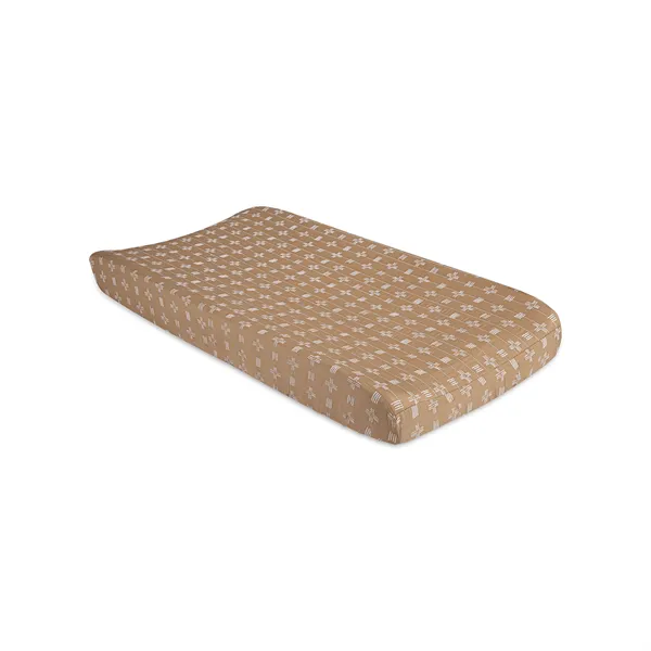 Crane Ezra Quilted Change Pad Cover - Copper Dash