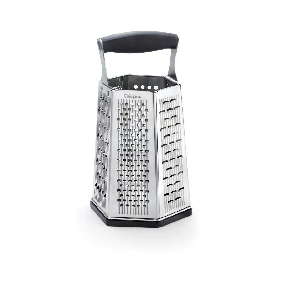 Cuisipro 6-Sided Box Grater with Surface Glide Technology