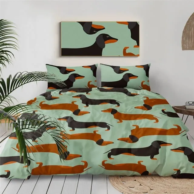 Dachshund Bedding Set