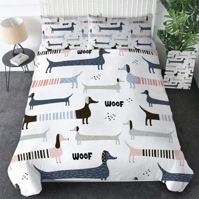 Dachshund Bedding Set