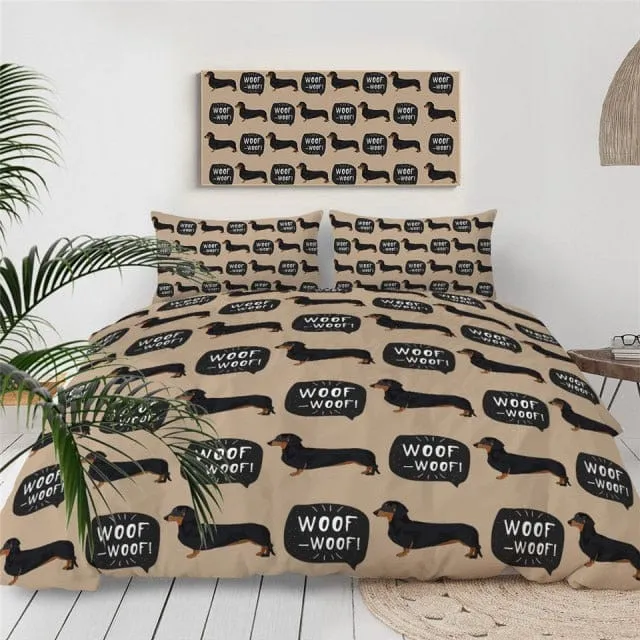 Dachshund Bedding Set