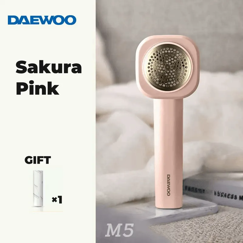 Daewoo Hairball trimmer shaving suction scraping beating hair removal machine M5 - cherry blossom pink