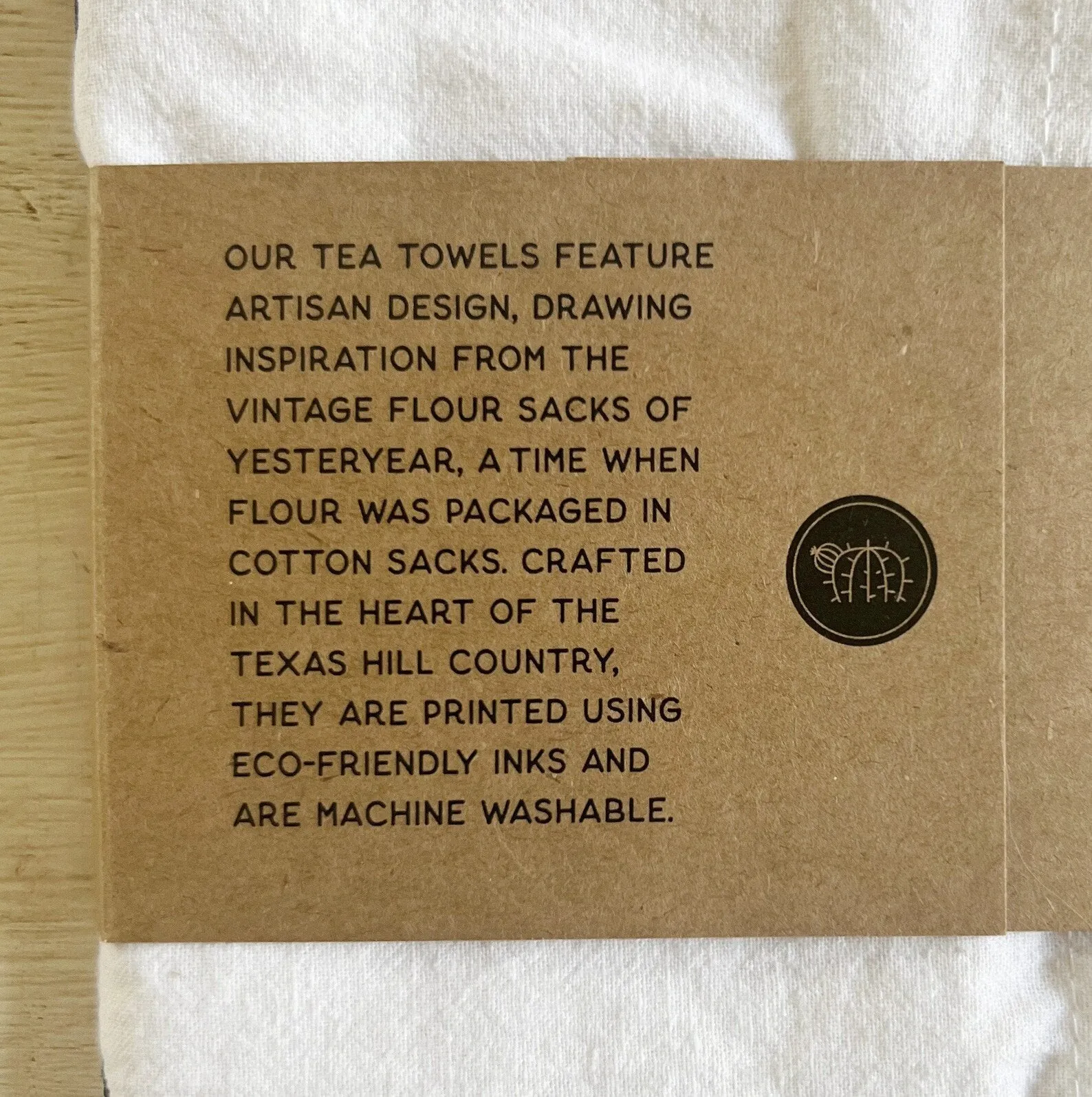 Deep in the Heart of Texas Flour Sack Tea Towel