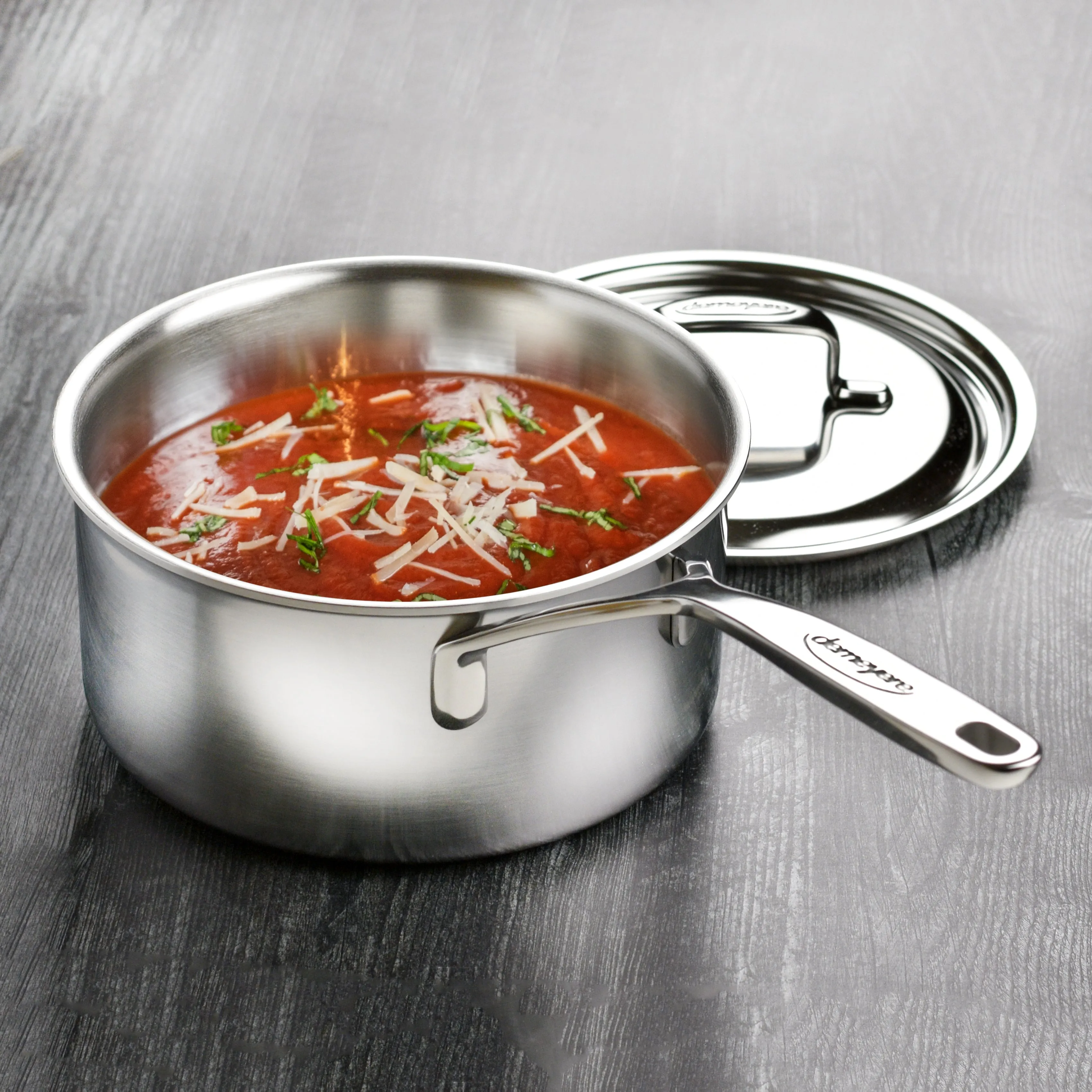 Demeyere 5-Plus 3-quart Stainless Steel Saucepan