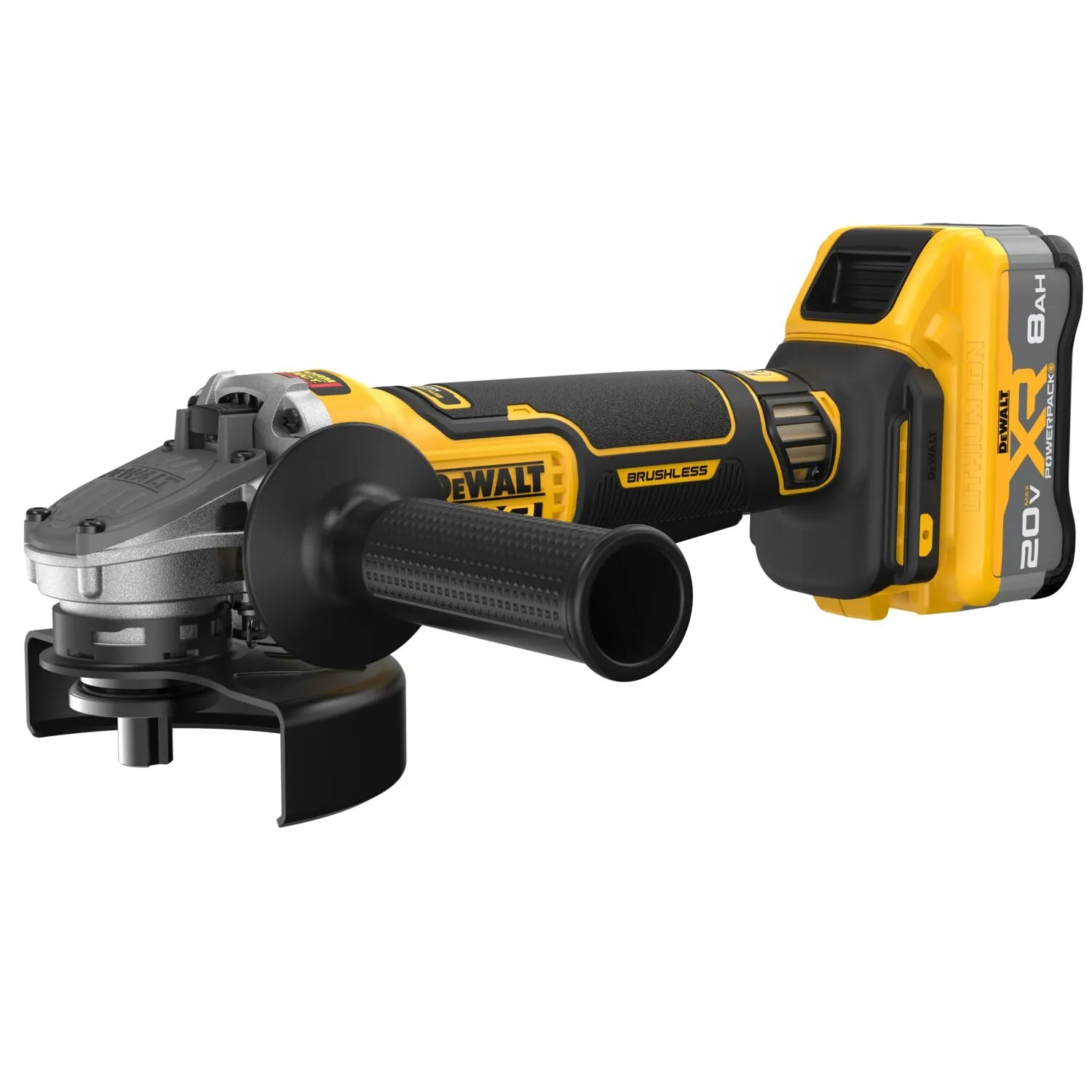 Dewalt DCG410WW1 - 20V MAX* XR® BRUSHLESS CORDLESS 4-1/2 IN. - 5 IN. ANGLE GRINDER KIT WITH XR POWERPACK™