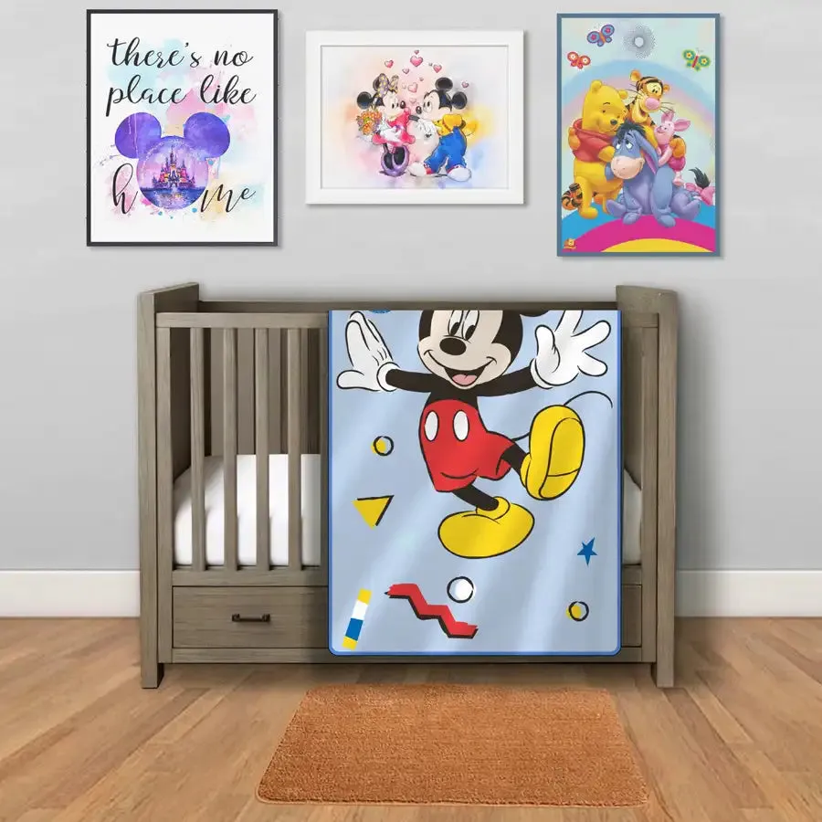 Disney Mickey Mouse Baby Comforter   Pillow Set