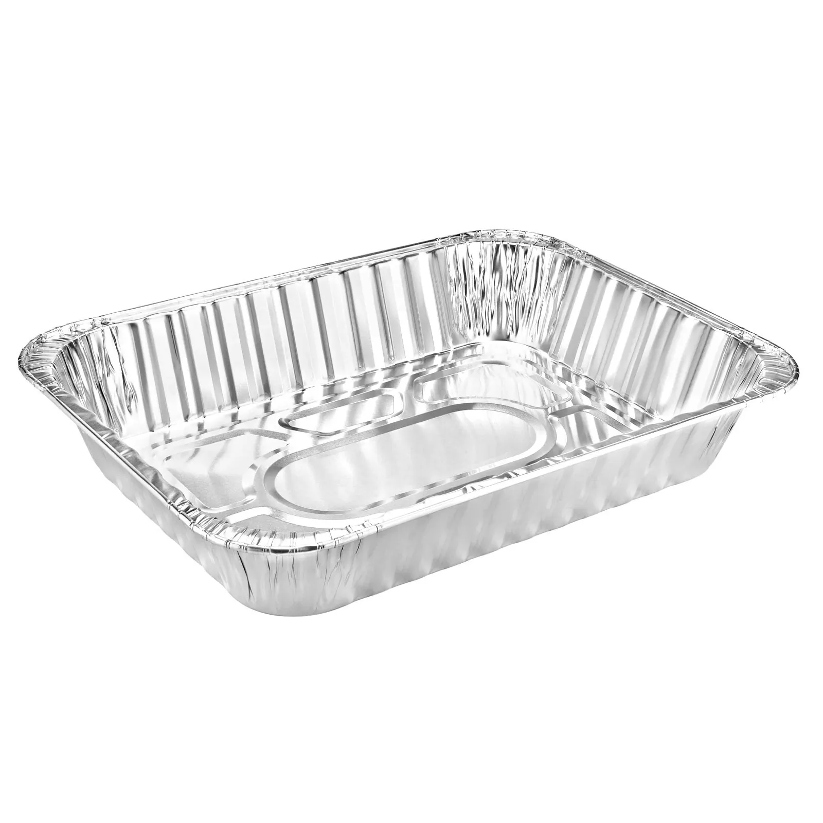 Disposable Aluminum Large 17 X 12.5 X 3.19 inches Rectangular Roaster