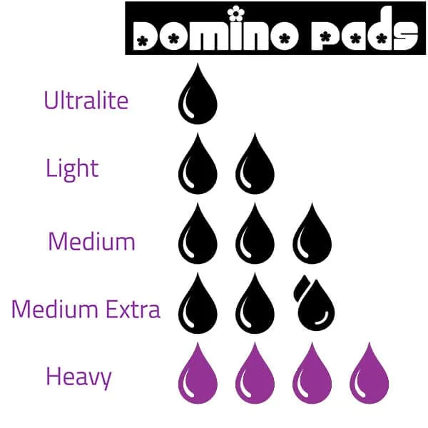 Domino Pads 'The Quince' in Minky Overnight and Postpartum Cloth Pad