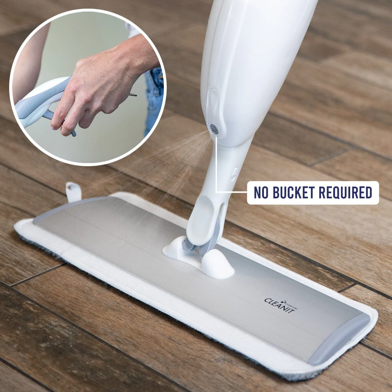 Don Aslett Microfiber Spray Mop Plus