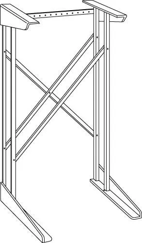 DSDR24F GE Spacemaker® Laundry Stack Rack Accessory