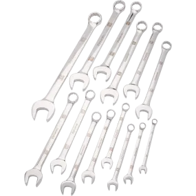 DYNAMIC 14 PIECE COMBINATION WRENCH SET - SAE