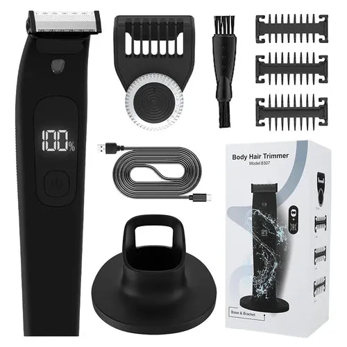 Electric Beard Trimmer Razor for Men Trim Edge Shave Wet or Dry with