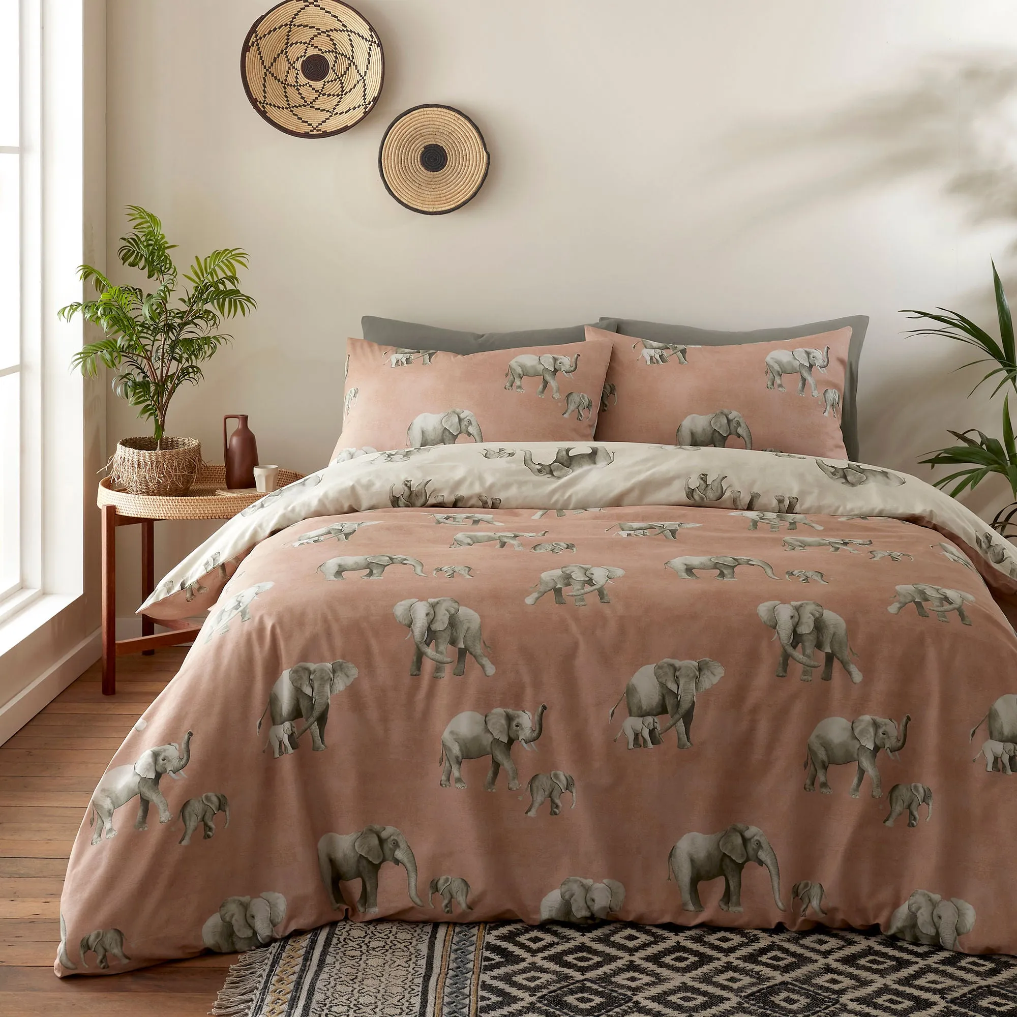 Ella the Elephant Duvet Cover Set by Fusion in Natural