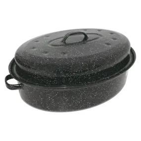 Enamel Roasting Pan with Lid