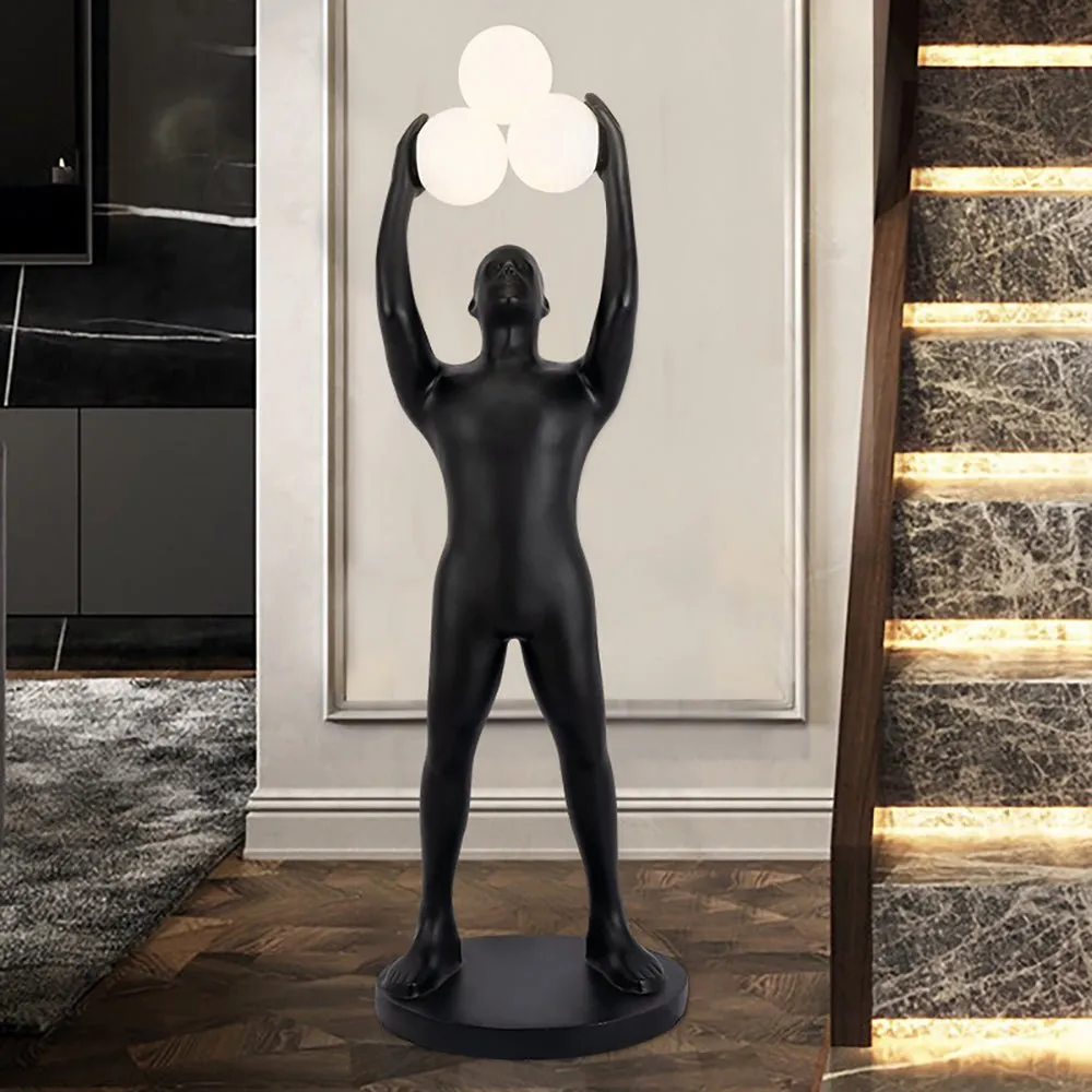 Enlightened Figure Sculptor Floor Lamp