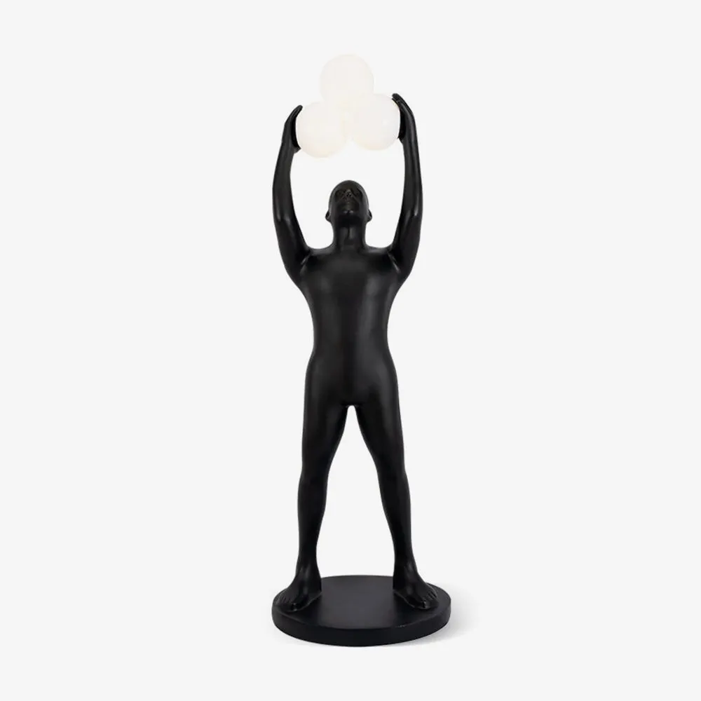 Enlightened Figure Sculptor Floor Lamp