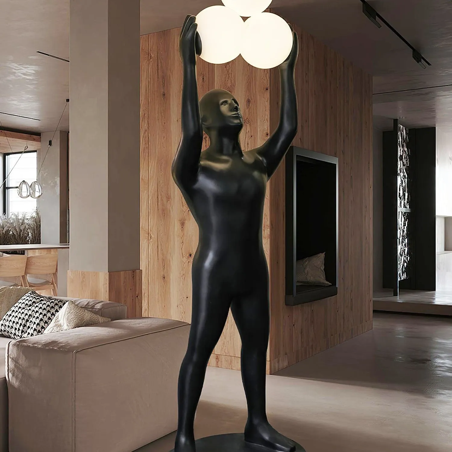 Enlightened Figure Sculptor Floor Lamp