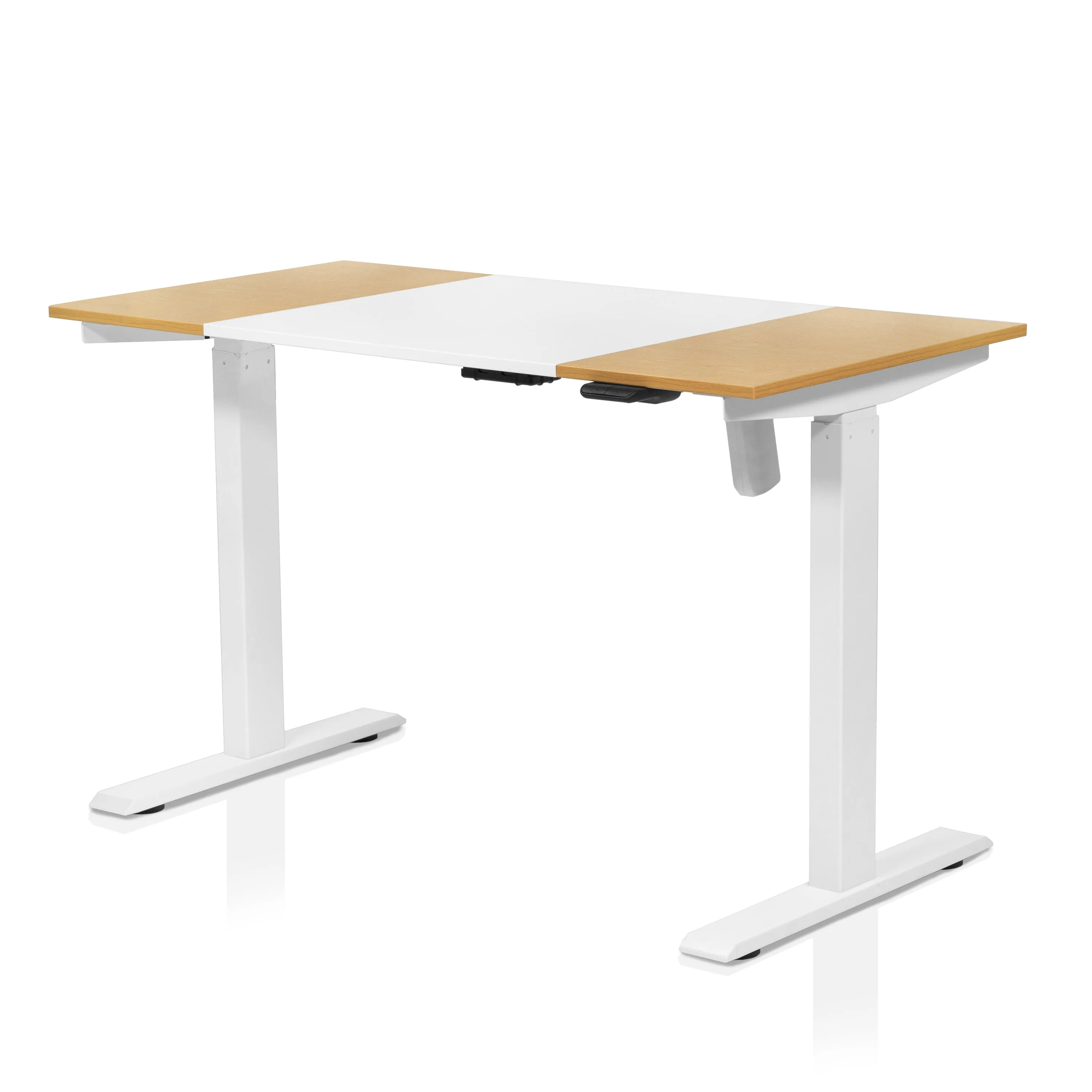 Enzo Two-Toned Electric Powered Height Adjustable 47-inch Office Desk