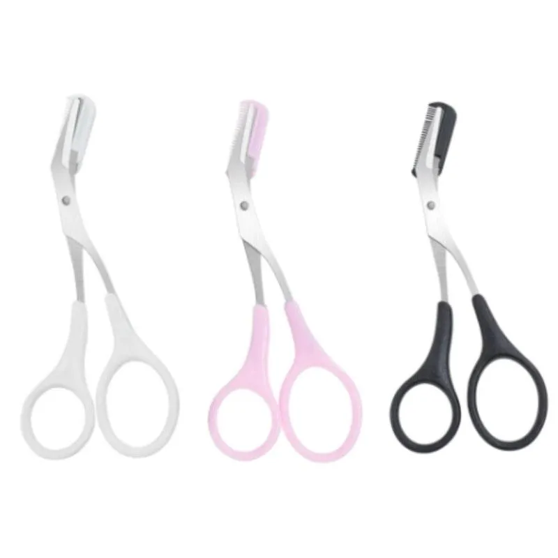 Eyebrow Trimmer Scissor Beauty Products for Women Eyebrow Scissors  with Comb Stainless Steel Makeup Tools Beauty Scissors