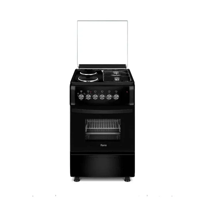 Ferre Gas Burner Free Standing Cooker Black