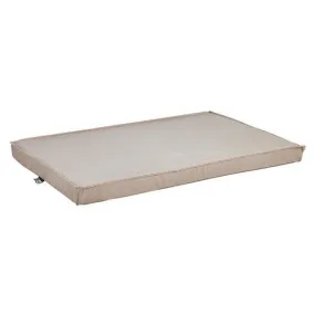 Flanella MicroVelvet Cool Gel Memory Foam Mattress Crate Pad — Sandstone