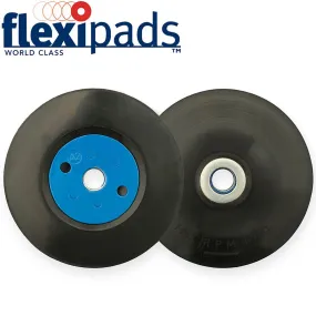 FLEXIPADS GRINDER PAD & NUT 115MM M14X2MM BLACK FLEX 20117