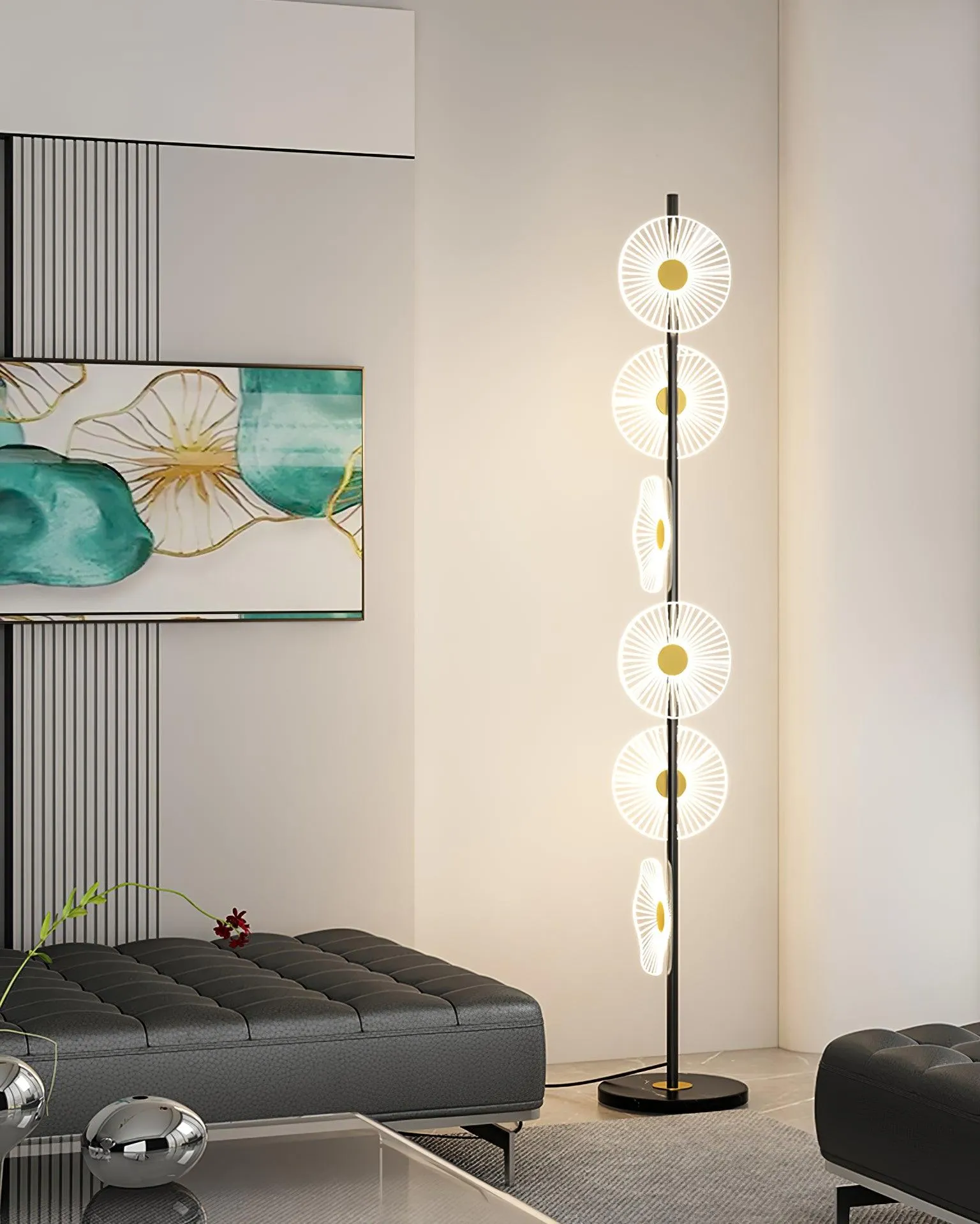 Floating Raindrop Floor Lamp